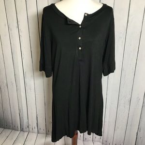 NWT Black Long Tunic Dress or Shirt